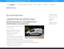 Tablet Screenshot of mpq-electronique.fr